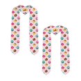 thumbnail image 2 of Logiee Donut Print Unisex Adult Graduation Stole Shawl 72" Long for Academic Commencements Shawl-Sharp Corner, 2 of 7