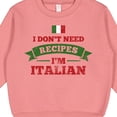 thumbnail image 3 of Inktastic No Recipes I'm Italian Toddler Sweatshirt, 3 of 4