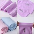 thumbnail image 5 of New Women's Gradient Contrast Printing V Neck Short Sleeve T Shirt, 5 of 5
