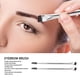 thumbnail image 3 of Cepillo De Cejas En Espiral, Cepillo De Pestañas De Doble Punta, Maquillaje Portátil, Ergonómico, Plateado, 2 Piezas De Pelo Para Fiesta, 3 of 7