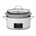 thumbnail image 3 of Betty Crocker 6-Quart Oval Digital Slow Cooker, Programmable Crock Pot Up to 20 Hours, Electric Cooking Pot with LCD Digital Display, Removable Stoneware Crock Liner, Betty Crocker Cookbook,White, 3 of 5