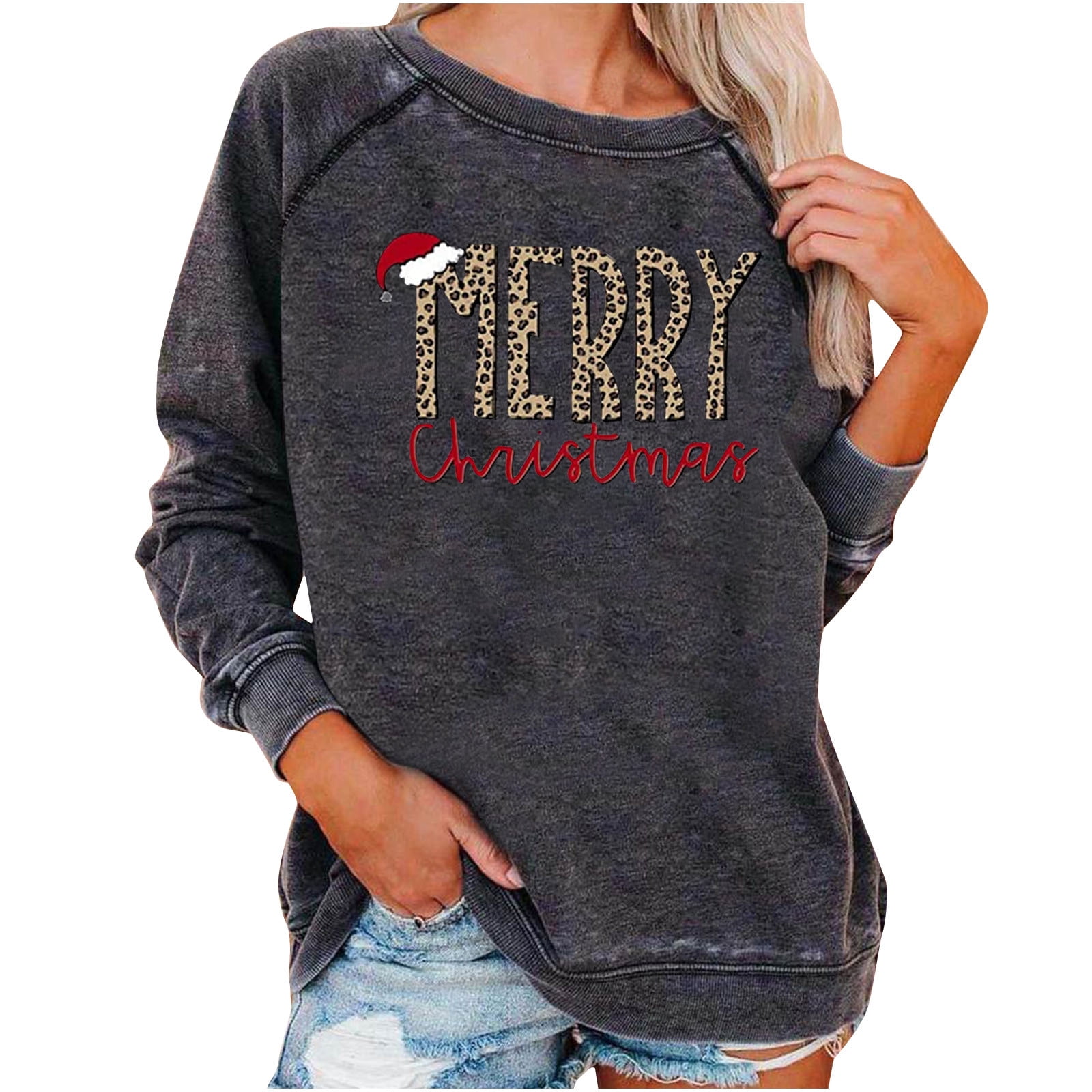 Christmas Shirts for Women Dressy Sexy 