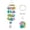 Multicolour, variant on DIY Capiz Shell Wind Chime Kit, Natural Round Bead Hanging Ornament, Handmade Craft Material for Home Decor and Gift Making(Multicolour)