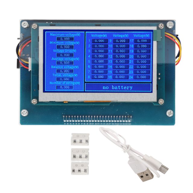 Probador de batería de 1 a 24S Zhivalor Serie de visualización de datos múltiples 2V-4.5V