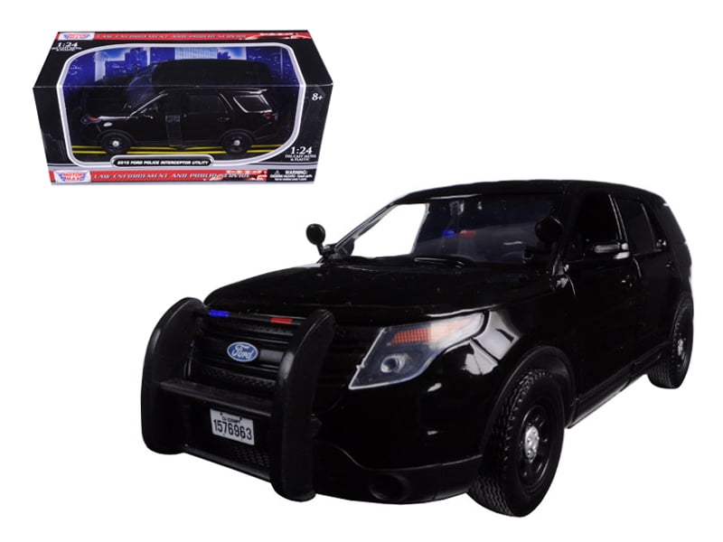 2015 FORD UTILITY INTERCEPTOR UNMARKED WHITE POLICE CAR 1/24 MOTORMAX 76959 