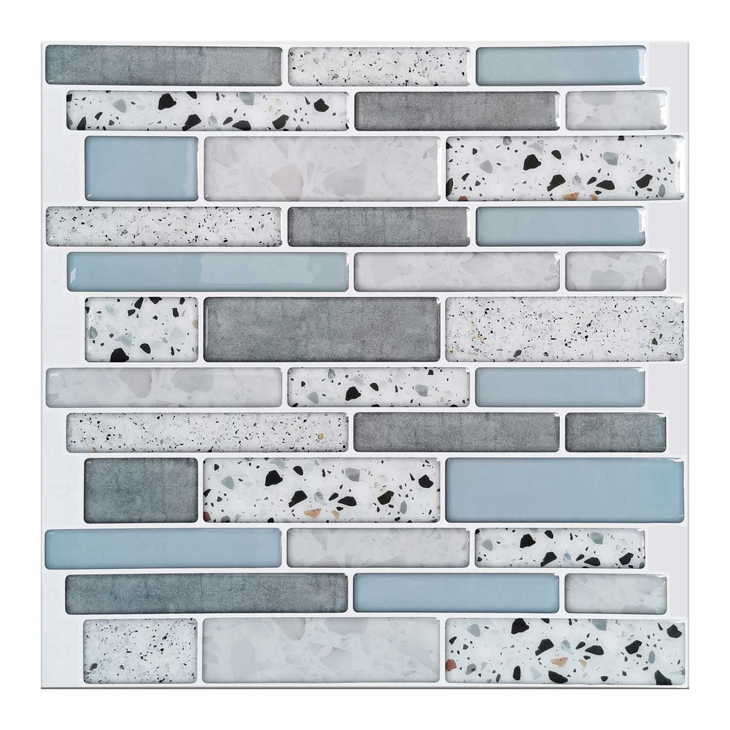 Art3dwallpanels 10Sheet 12"x12" Peel and Stick Backsplash Tiles Selfadhesive Wall Tile in