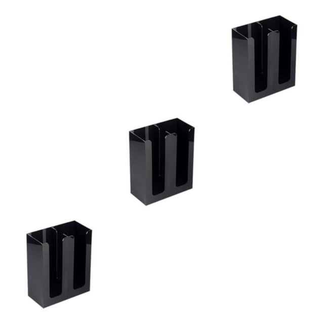 Maytalsory Convenient And Practical Cup Organiser Durable ABS Holder For Coffee black 3Set