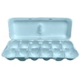 thumbnail image 4 of Blue 12-Egg Blank Styrofoam Carton - 50 Pack, 4 of 4