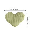 thumbnail image 2 of Hwkond Couch Pillows for Living Room And Winter Striped Cute Heart-shaped Plush Pillow Living Room Sofa Bedroom Pillow Soft Headboard Pillow,Green, 2 of 6
