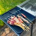 thumbnail image 5 of WIZUTIZ Griddle Mat Barbeque Grill Accessories Tools For Side Shelf Mat Grill Pad For Outdoor Grill Kitchen Counter Spatula Mat With Drip Pad For K First Home Must Haves Practical&affordable, 5 of 5