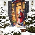 thumbnail image 4 of Herunwer Christmas Door Cover Merry Christmas Welcome Door Decoration Santa Claus Snowman Banner Backdrop Cover for Xmas Holiday Party Supplies Decor, 4 of 6