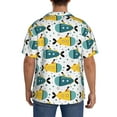 thumbnail image 3 of Gukieu Funny Boats Print Men's Short-sleeved Shirts, Button-down Pocket Shirts, T-shirts, Beach Vacation Travel Summer Clothing-XX-Large, 3 of 5