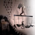 thumbnail image 4 of Hydrating Wind Chime With Rocking Design Handmade Metal Decor Featuring Cartoon Monkey 5 Mystery Pendants Perfect For National Parks, 4 of 4