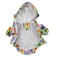 thumbnail image 4 of Dog Raincoat Hooded Leash Hole Waterproof Rain Coat Small Pet Cat Puppy, 4 of 6