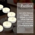 thumbnail image 4 of Velas Tealights Blancas Flotantes Cubierta De Lamina 50 Pzs, 4 of 8