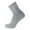 Gray, variant on 6 Pairs of Diabetic Cotton Ankle Socks with Non Binding Top (Black, Sock Size 10-13)