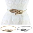 thumbnail image 3 of Cinturón de metal vintage JAMW Oro Plata para mujer, 3 of 4