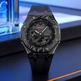 thumbnail image 4 of SKMEI 2471 Golden Multifunctional Silicone LED Luminous Waterproof Sports Watch with Electronic Movement, 4 of 7