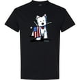 thumbnail image 3 of Inktastic Us Flag Westie T-Shirt, 3 of 5
