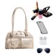 thumbnail image 2 of Bolso Sencillo Hombro Piel para Mujer Con () Blanco, 2 of 9