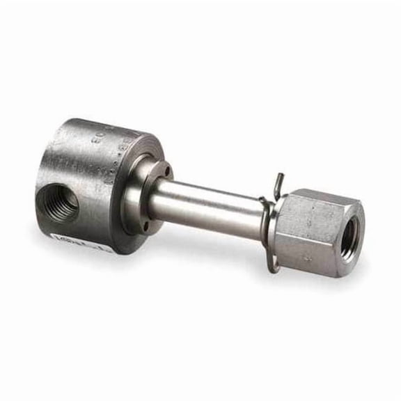Stainless Steel Solenoid Valve Less Coil, Normally Open, 1/4 in Pipe Size