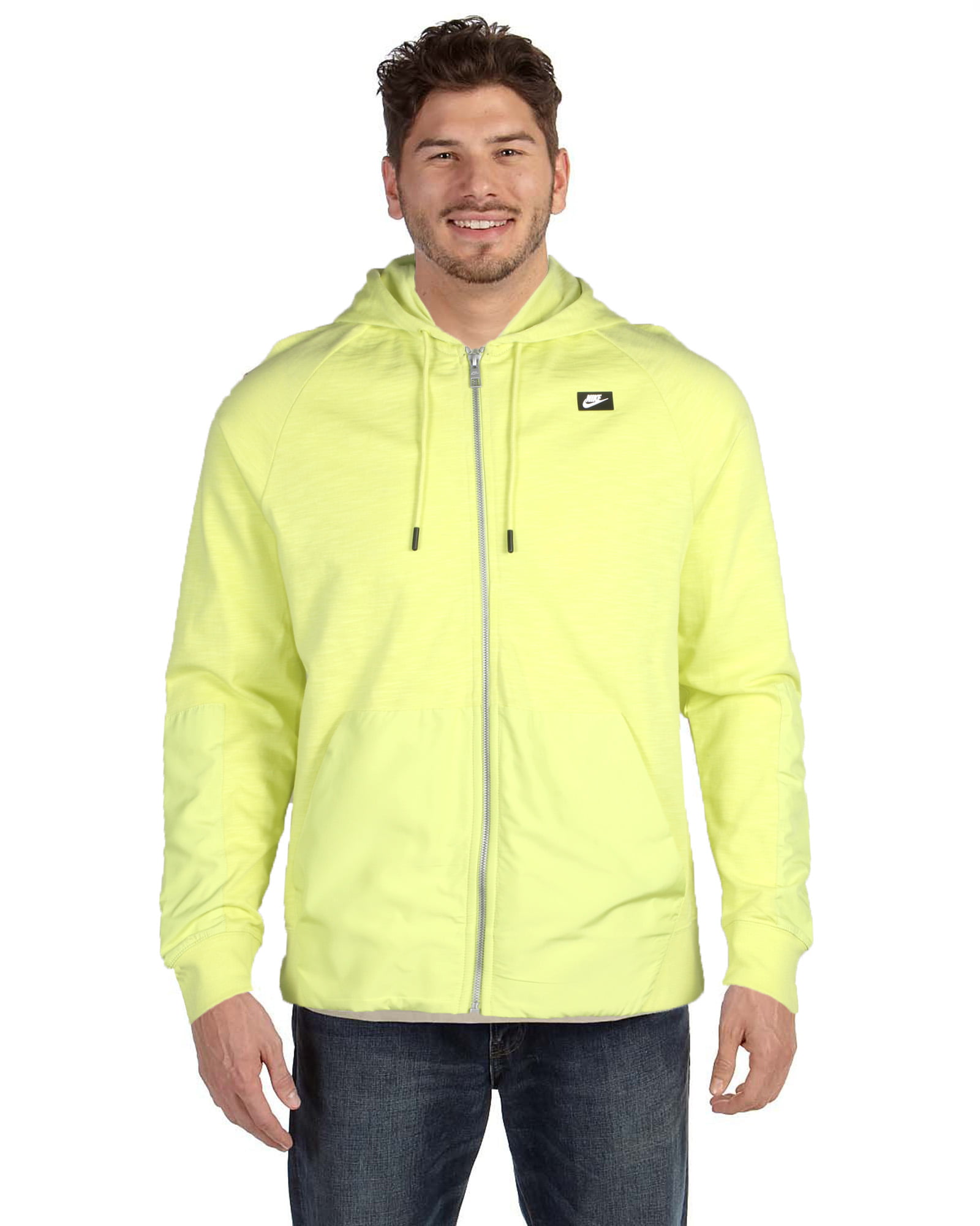 Men's Sportwear Lightweight Zip Hoodie (Lime X-Large) - Walmart.com