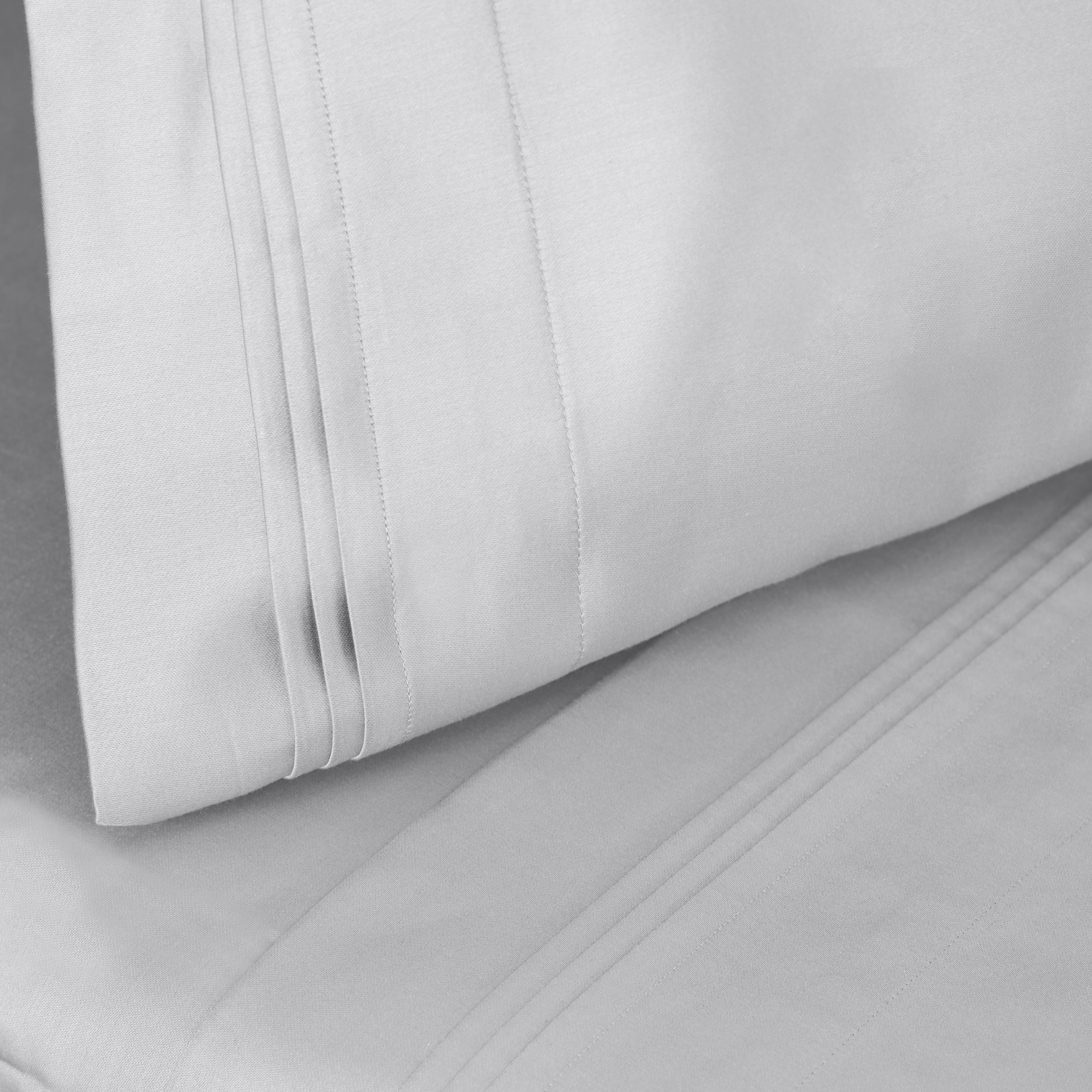 Superior 1000 TC Egyptian Cotton Extra Deep Pocket 20 Inch Sheet Set, Cal King, Platinum