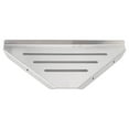 thumbnail image 1 of Bathroom Corner Shelf, Efficient Storage Simple Operation Triangular Shape Corner Shower Shelf Single Layer Punching  For Home, 1 of 8