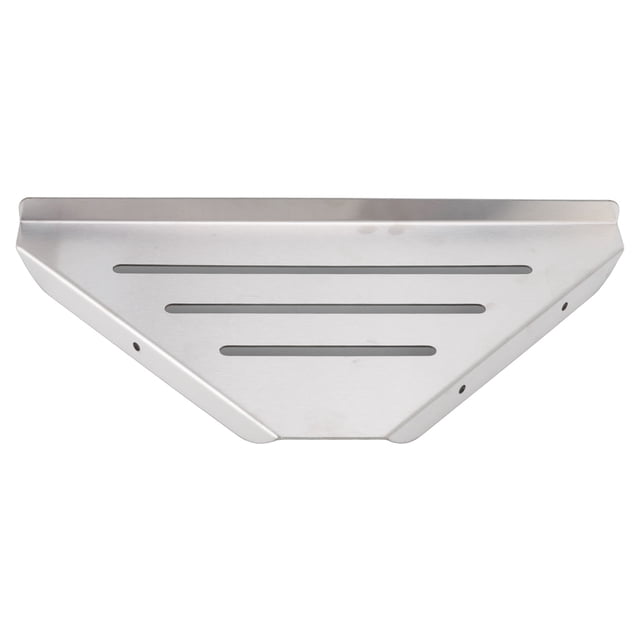 Bathroom Corner Shelf, Efficient Storage Simple Operation Triangular Shape Corner Shower Shelf Single Layer Punching For Home