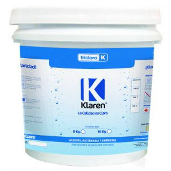 Tricloro Granular 5 Kg, Cloro Para Alberca Mca Klaren