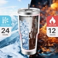 thumbnail image 6 of Wedding Anniversary 30oz Tumbler Stainless Steel Straw Leakproof Water Bottle Coffee Cup Beautiful Friendship Gift for Best Friends from Bestie Sister, 6 of 6