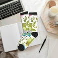 thumbnail image 6 of Pofeuu Cartoon Frogs Print Crew Socks, Adult Running Hiking Socks for Youth and Adult, 6 of 7
