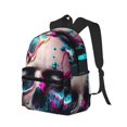 thumbnail image 2 of Gaeub Modern Abstract Colorful Skull B School Backpack Waterproof Bookbag for Men Women College High School Bags, 2 of 8