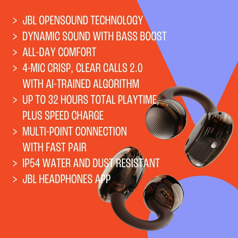 JBL Soundgear Clips - True wireless open-ear headphones - Blue