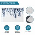 thumbnail image 6 of Blue Eucalyptus Placemats Set of 6, Weeping Botanical Leaf Watercolor Placemats for Dining Table, Place Mats for Kitchen Tabletop, Waterproof Wipeable Dining Table Mats Set, 6 of 9