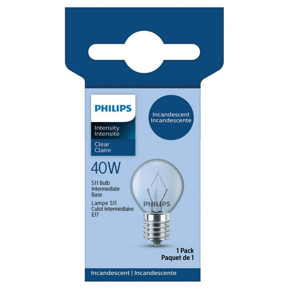PHILIPS Ampoule S11 de 40 W de haute intensité et à culot intermédiaire