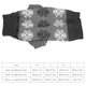 thumbnail image 3 of Lindo perro mascota ropa navideña copos de nieve impreso suéter de punto para perros pequeños (gris XS), 3 of 8