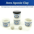 thumbnail image 6 of aves apoxie air dry clay for professionals - self hardening modeling clay, waterproof sculpting clay made for detail - no cracking modeling clay - 2 part epoxy clay for sculpting, white (1 lb), 6 of 7