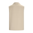 thumbnail image 5 of LNWUY Sleeveless Blouses for Women Cowl Neck Tank Tops Satin Camisole Tops Work Shirts Solid Color Business Casual Clothing Yellow XXL, 5 of 8