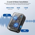 thumbnail image 2 of Micrófono lavalier inalámbrico Neewer CM26 Pro, alcance de 100 m, 2 of 9