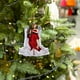 thumbnail image 1 of Decoración Navideña Árbol de Navidad Plano Estilo Retro Decoración Del Hogar Adornos para El Coche, 1 of 5