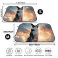 thumbnail image 3 of Honeii Cloud Border Collie Print Car Sunshade for Windshield,Car Cover Sunshade Protector,Foldable Front Window Sun Visor,Fits Cars, SUVs, Trucks, 3 of 6
