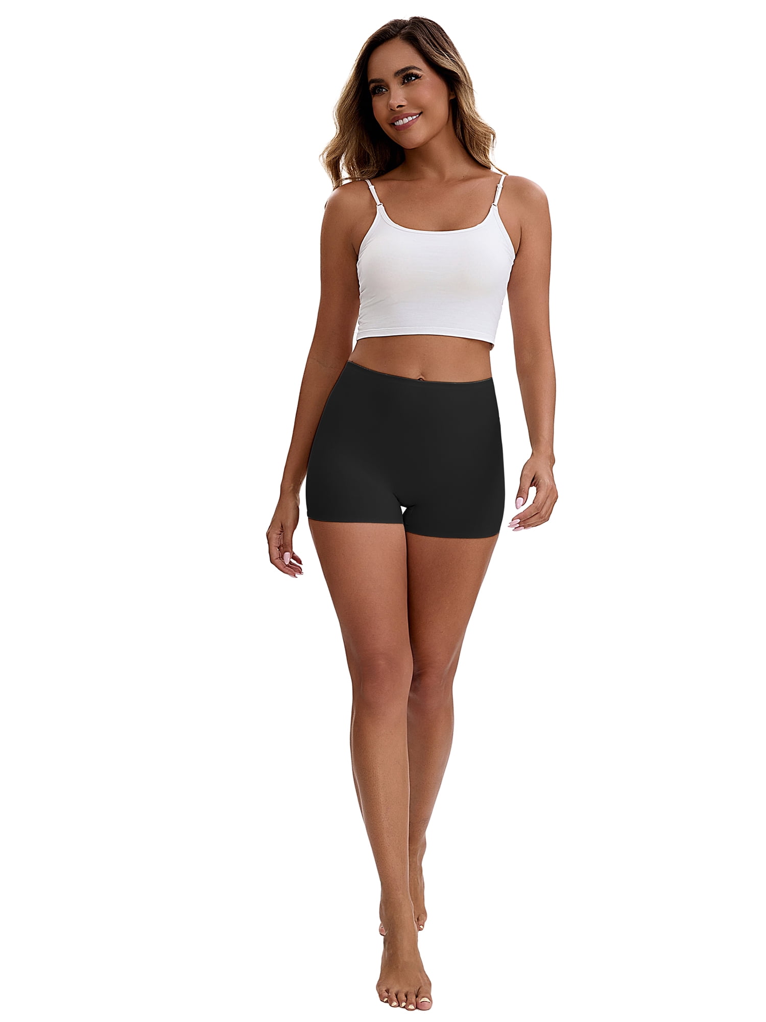 Unique Bargains Seamless Tummy Slimming Control Panties M Black