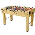 thumbnail image 4 of 54-Inch Hurricane Foosball Table for Family Game Rooms with Light Cherry Finish, Analog Scoring and Free Accessories, 4 of 6