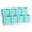 Aqua, variant on Sorbus Fabric Storage Bins 11" Foldable Cubes With Handles For Pantry, Cubbies, Toy And Closet Shelving Organization - 8Pk