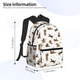 thumbnail image 2 of Balery German Shepherd Dog Mochila para Mujeres y Hombres, Mochila Ligera Casual para Viajes, Mochila Clásica Básica para la Universidad, 2 of 6