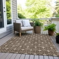 thumbnail image 6 of Addison Rugs Chantille Indoor/Outdoor Transitional Geometric Brown Washable Rectangle Rug, 5' x 7'6", 6 of 6