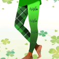 thumbnail image 2 of DGHM Women's St. Patrick's Day Irish Green Leggings Green L, 2 of 5