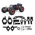 thumbnail image 4 of RC Suspension Arm, High Strength Lightweight High Temperature Resistance RC Metal Upgrade Parts Kit Easy To Install  For Bumpy Road Black, 4 of 8