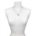 thumbnail image 3 of Delight Jewelry Goldtone Crystal Initial - F - To the World You are a Mother Locket Necklace, 3 of 4